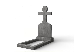 Памятник с крестом на могилу